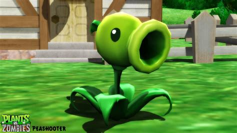 mmd model peashooter  sab  deviantart