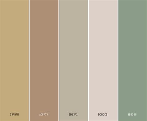 Bohemian Earthy Pastels - Pastel Color Palettes