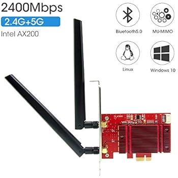 Amazon | Intel Dual Band Wireless AX201NGW 2.4Gbps 802.11ax Wireless ...