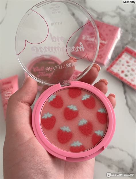 Румяна BEAUTY BOMB Strawberry Pie Blush - «Румяна клубнички от Beauty ...