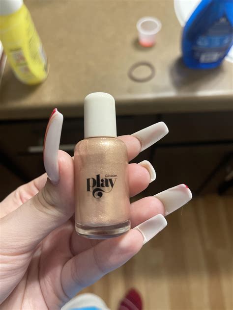 Ignore my crusty nails but I was cleaning my bathroom closet and look