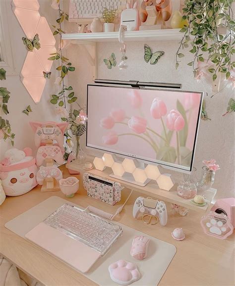 aesthetic desk setup ideas  organize  life artofit