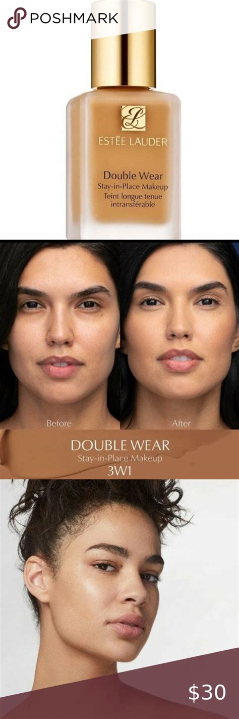 ESTEE LAUDER 3W1 Tawny Double Wear Stay In Place Makeup