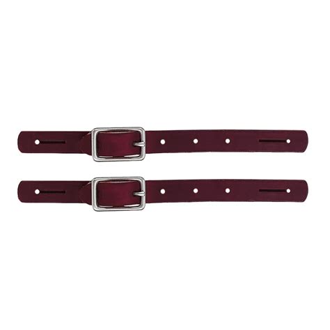 weaver leather childrens spur straps honey bridle leather  wide