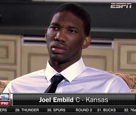 Joel Embiid burned by tape delay on his draft reaction (Video) | Larry ...