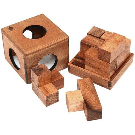 Soma Cube Wooden Puzzle - Puzzle Haven