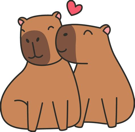 Cute bear couple in love. Vector illustration in cartoon style ...