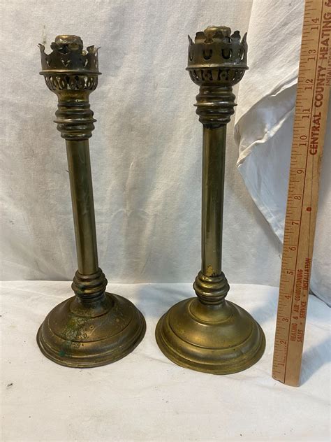 Sherwood and sons Birmingham England candle stick holders