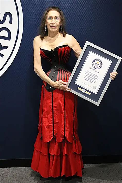Woman, 86, stuns people with 'world's smallest waist' – holding record