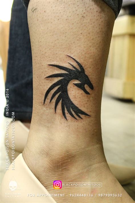 tribal dragon tattoo 5