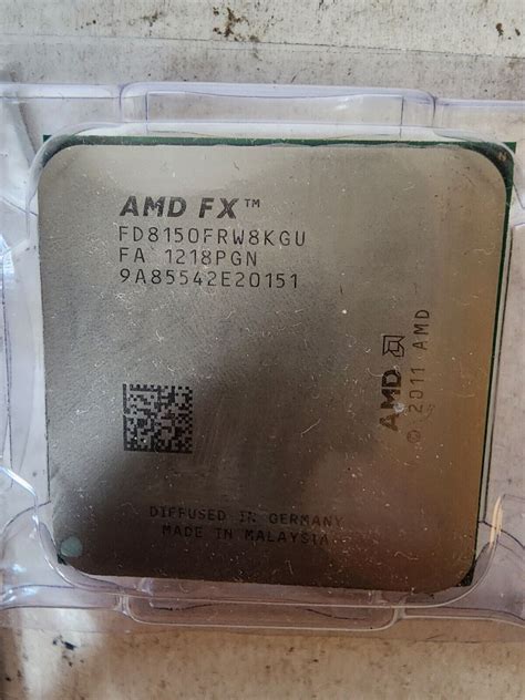 Used AMD FX-Series FX 8150 FD8150FRW8KGU 8C 3.6GHz 125W Socket AM3+ CPU ...