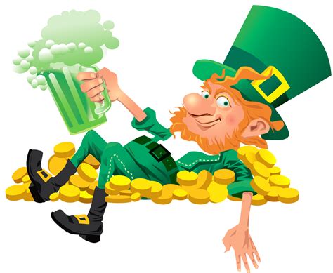 Leprechaun clipart scene, Leprechaun scene Transparent FREE for