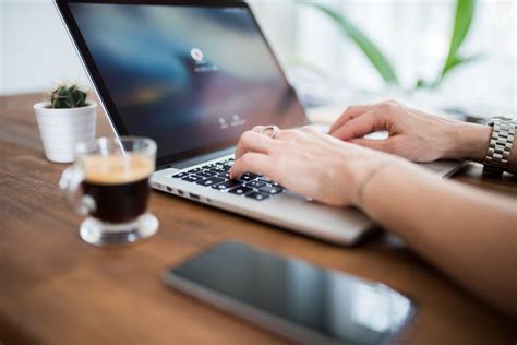 Download Woman Typing on Computer Desk Royalty Free Stock Photo and Image