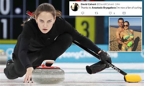 Winter Olympics fans go wild for glamorous Russian curler | Daily Mail ...
