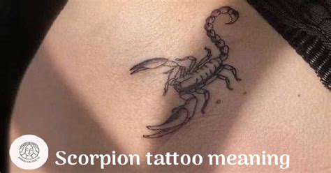 Scorpion Tattoo Meaning: History & Significance Explained 2023