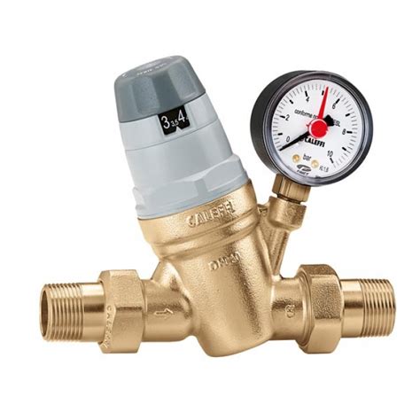 Редукционный клапан давления Caleffi с моноблочным сменным картриджем ...