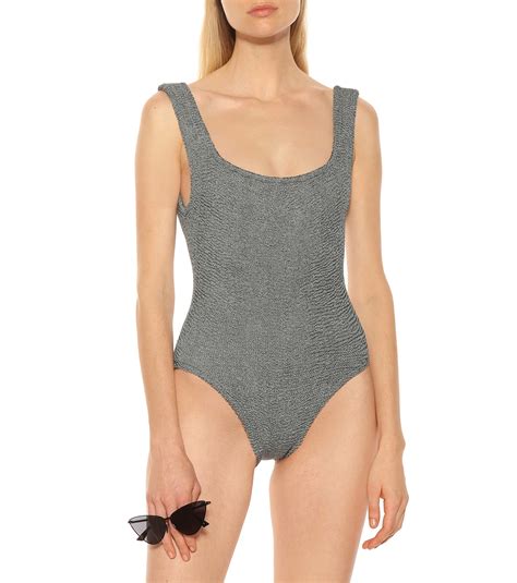 Selena Gomez Gray One-Piece Swimsuit | PS Fashion