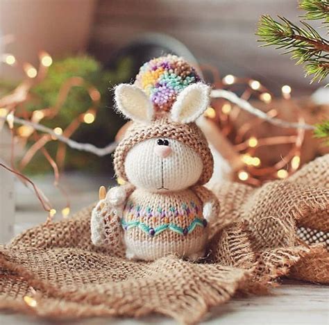 Pin by Kalebijoux on Мотанки and Felted Animals | Crochet bunny ...