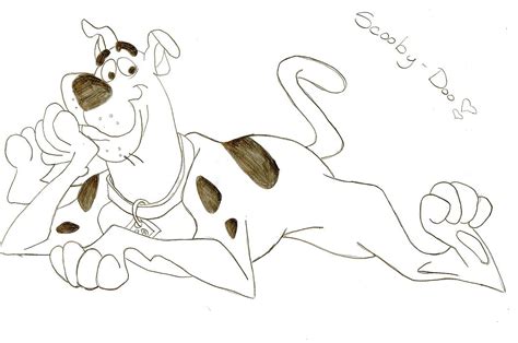 scooby doo sketch by tripleSlover on DeviantArt