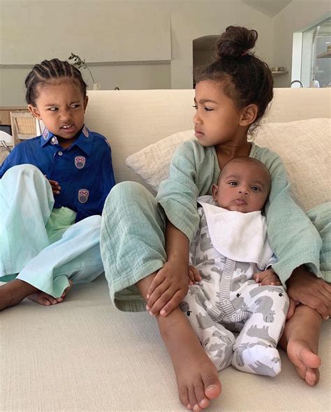 Kim Kardashian Shares New Sibling Snaps of North, Saint and Psalm