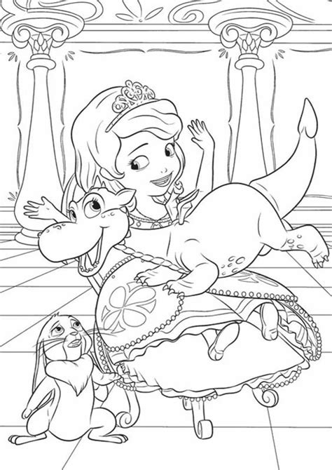Free & Easy To Print Sofia the First Coloring Pages - Tulamama