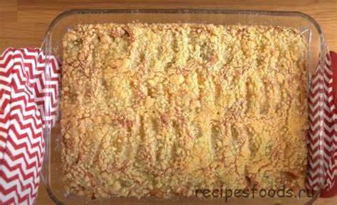 Вкуснейший пирог с персиками