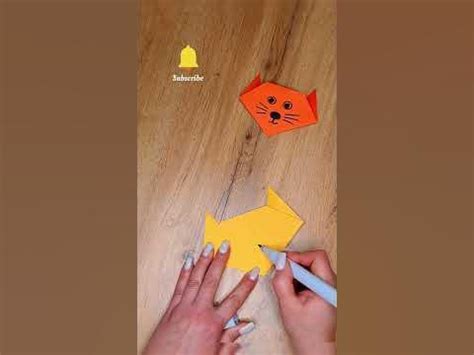 Орігамі Котик #origami #origamipaper #origamicat #paperproducts - YouTube