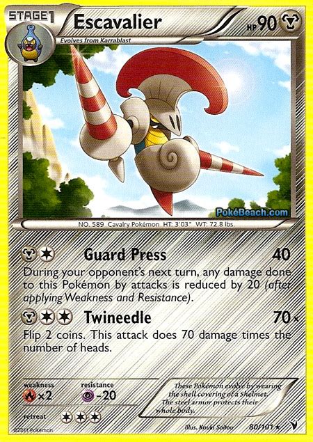 Escavalier -- Noble Victories Pokemon Card Review | PrimetimePokemon's Blog