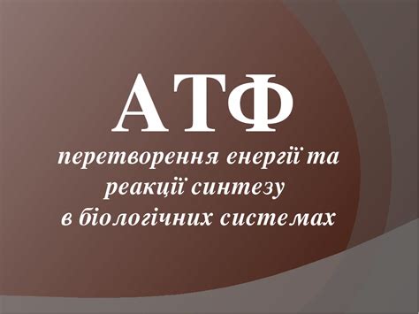АТФ