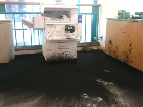 Toner exploded in copier at work : r/pics