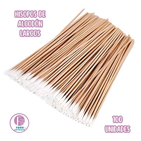 hisopos largos  cm  uds fonoarticulos