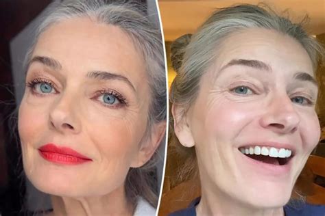 Paulina Porizkova shows off ’58-year-old face’ with and without makeup ...