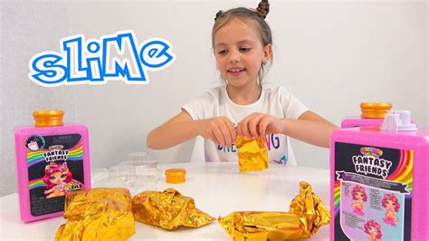 Опять СЛАЙМЫ Реакция Насти на новые КУКЛЫ Волшебные друзья My little ...