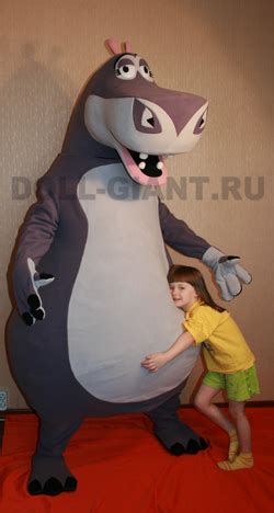 Ростовая кукла бегемот Глория