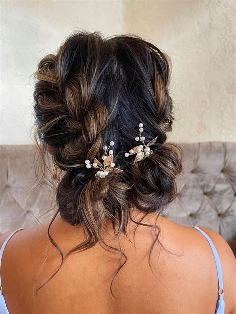shoulder length wedding hairstyles  short hair