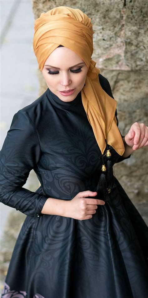 Muslima Wear-2016 Golden Fall Dress | Hijab fashion, Scarf styles, Hijab