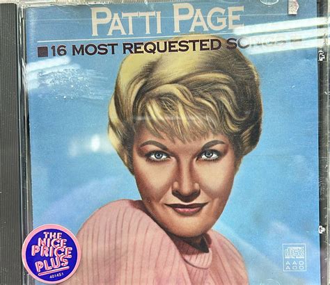 Patti Page - 16 Most Requested Songs | cdhkonline.com