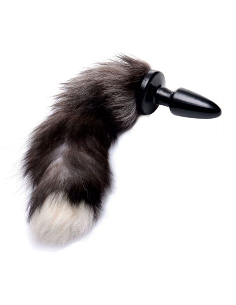 Tailz Grey Fox Tail Anal Plug | Lover's Lane