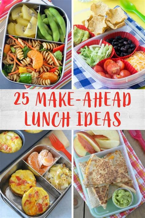 25 Make Ahead Lunch Ideas | Healthy Family Project