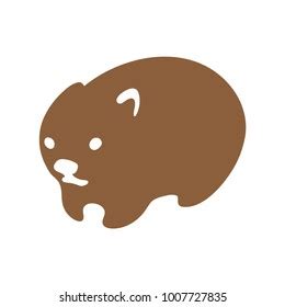 Wombat Australian Animal Vector Isolated Silhouette Stock Vector (Royalty Free) 1007727835 ...