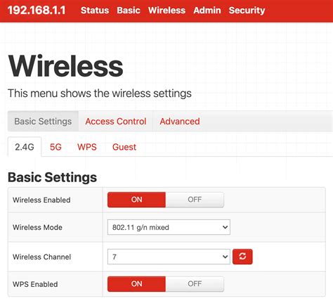 login admin change wifi settings ssid  password