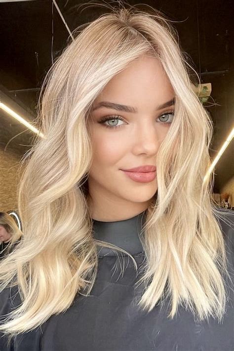 trendy baby blonde hair color ideas  perfect shade  classy