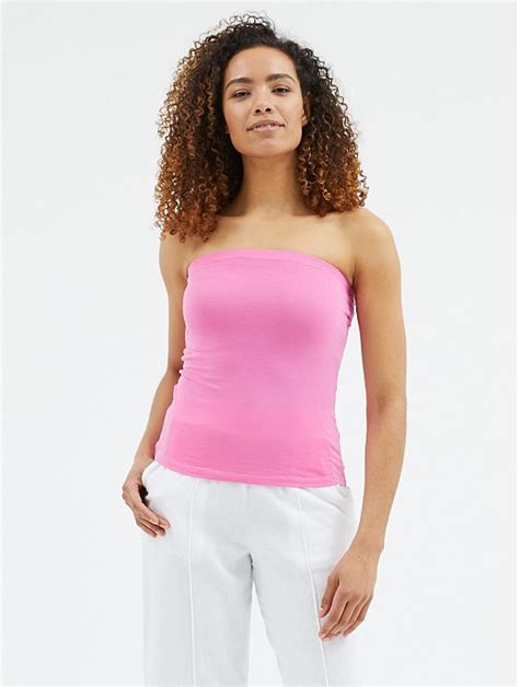 Pink Basic Boob Tube | Women | George at ASDA