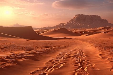 Premium Photo | Sunset Mirage Gold Background photo