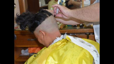 Woman´s head undershave - YouTube