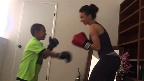 Kids fitness: Boxing with mom - YouTube