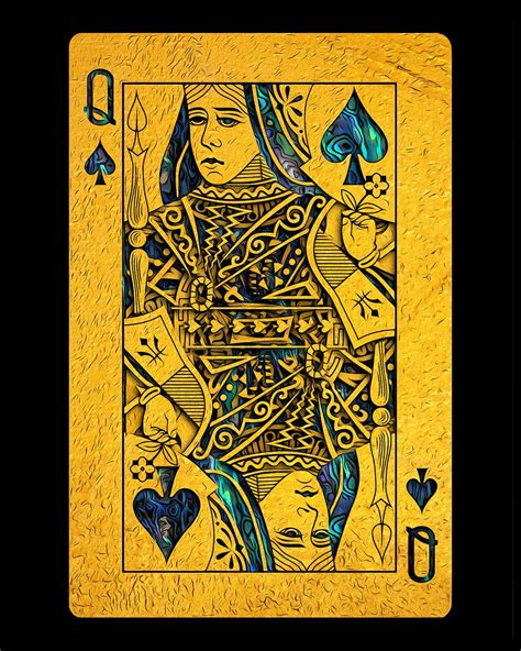 Queen Of Spades Card