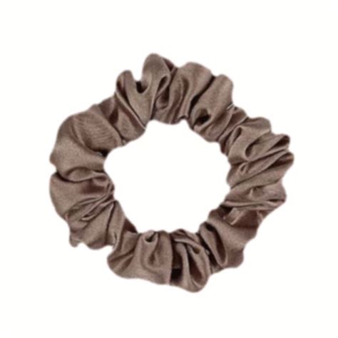Шовкова резиночка для волосся, вузька, Кава латте купити на CurlGirl.Shop
