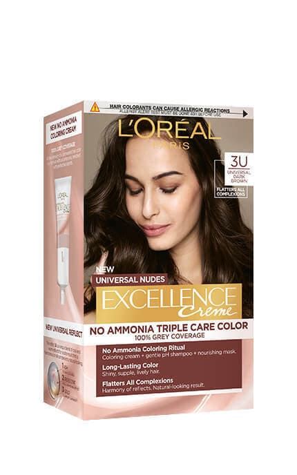 Крем-фарба для волосся без аміаку L'Oreal Paris Excellence Creme №3U ...