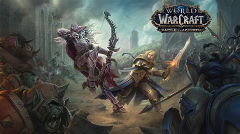 Sylvanas vs Anduin - Battle for Azeroth Wallpaper [2560x1440] : r/wow